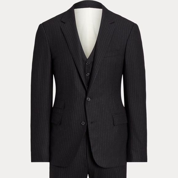 RALPH LAUREN Purple Label Gregory Hand-Tailored Wool 3-piece Suit (inseam) - Picture 3 of 17